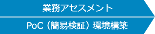 業務アセスメント・PoC（簡易検証）環境構築