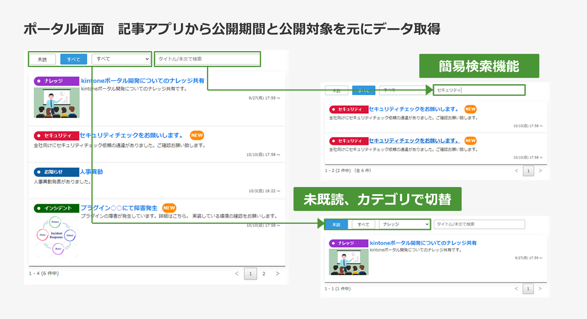 最新情報ポートレット